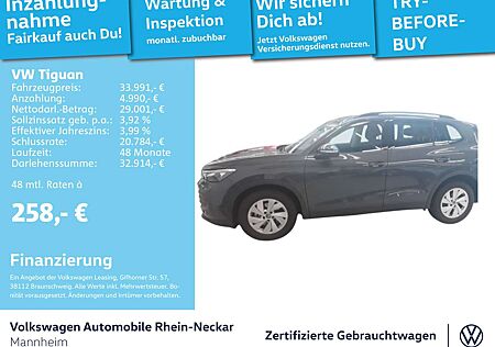 VW Tiguan Volkswagen 1.5 eTSI DSG GAR.2029 Navi AHK Kamera uvm