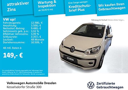 VW Up Volkswagen ! 1.0 United DAB Klima Sitzhzg.