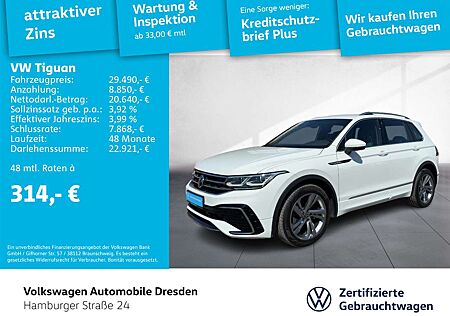 VW Tiguan Volkswagen R-Line 2.0 TDI LED MATRIX TRAVEL APP