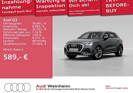 Audi Q3 40 TFSI quattro S line S tronic Pano LED uvm