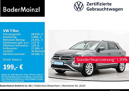 VW T-Roc Volkswagen 1.5 TSI DSG Style AHK Navi ACC LED 2xPDC