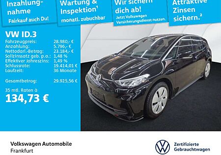VW ID.3 Volkswagen Pro LED ACC DAB+ Front Assist
