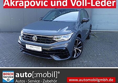 VW Tiguan Volkswagen R 2.0TSI+DSG 4MOTION+VOLL-LEDER+AKRAPOVIC-ABGASANL