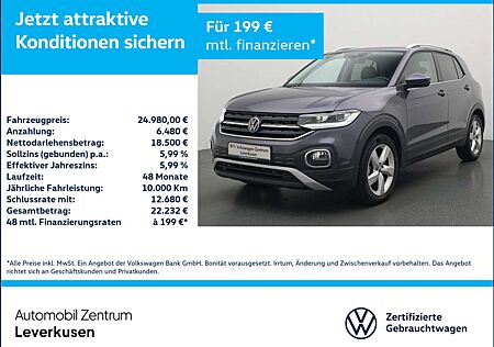 VW T-Cross Volkswagen TSI DSG ACC APP CONNECT KAM LED SHZ P
