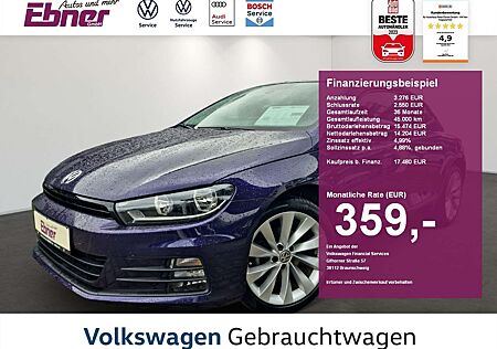 VW Scirocco Volkswagen SPORT 1.4TSI 1.HAND ERST 28tKM! SITZHZG+GRA+2xPDC+