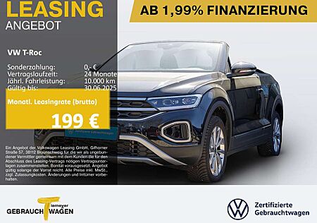VW T-Roc Volkswagen Cabrio 1.0 TSI STYLE NAVI LED+ KAMERA VIRT