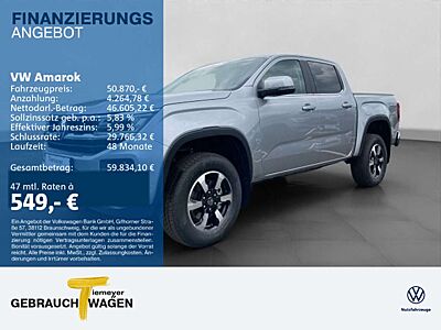 Volkswagen Amarok 3.0 TDI 4M LIFE DOKA LM18 MATRIX AHK KAME