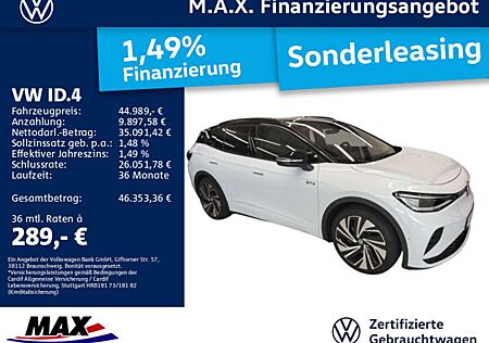 VW ID.4 Volkswagen GTX 4MOTION IQ.LIGHT+AHK+AR HUD+PANO+NAV+WP