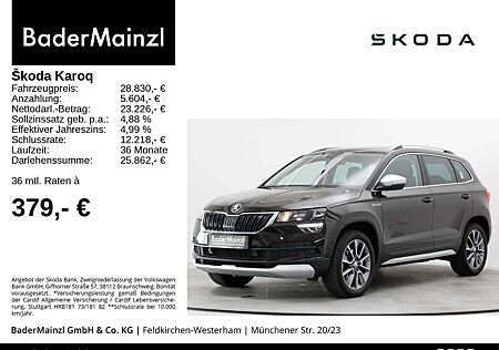 Skoda Karoq 2.0 TDI DSG 4x4 Scout AHK Navi Kamera SHZ
