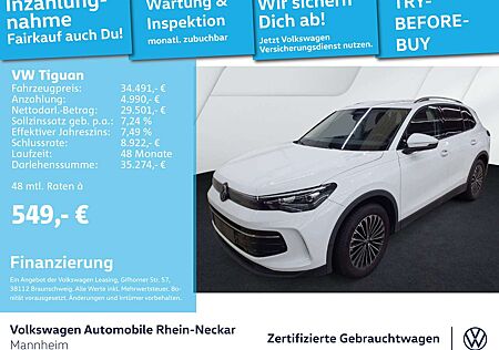 VW Tiguan Volkswagen 1.5 eTSI Life DSG AHK Navi Kamera uvm