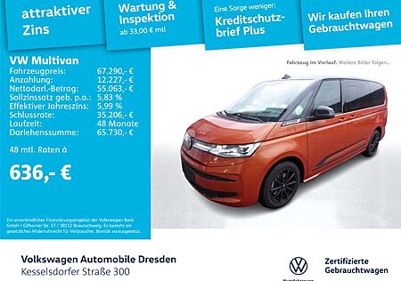 VW T7 Multivan Volkswagen 2.0 TDI DSG LV AHZV Kamera
