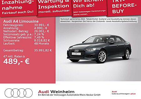 Audi A4 40 TDI Digitaltacho Kamera Navi S-t