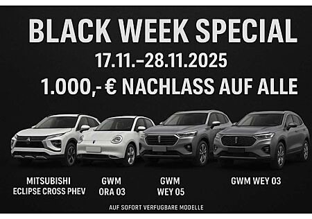 GWM Ora 03 GT *Black Week Special*Starry Black Allwetter *wen