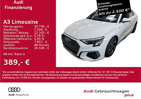 Audi A3 S line 40 TDI qu. S tr. *LED*8-fach