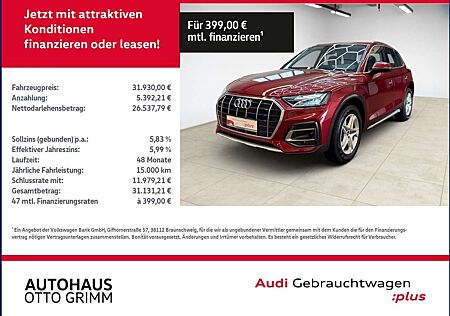 Audi Q5 gebraucht kaufen Audi Q5 35 TDI advanced KLIMA LED NAVI LEDER ALU