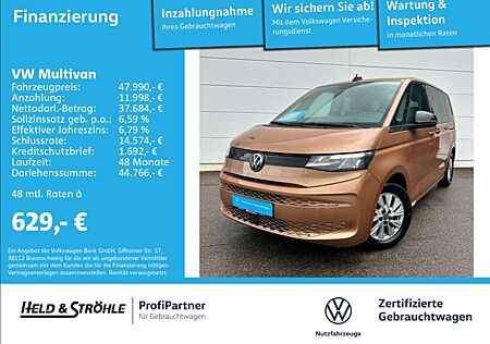 VW T7 Multivan Volkswagen 2.0 TDI DSG AHK 7S LED NAV KAM