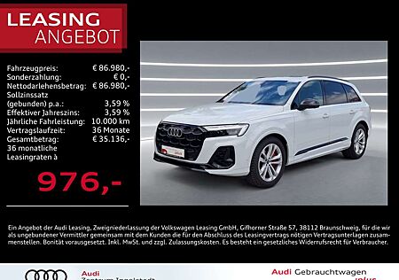 Audi Q7 60 TFSI e qu S line LASER Pano S-Sitz HuD 22"