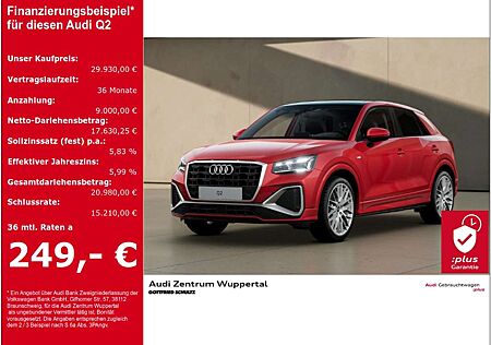 Audi Q2 30 TFSI S-LINE PANO STANDHZG MATRIX LEDER SHZ