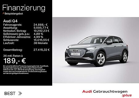 Audi Q4 e-tron gebraucht kaufen Audi Q4 e-tron Q4 35 e-tron Navi*PDC*SHZ*Sportsitze