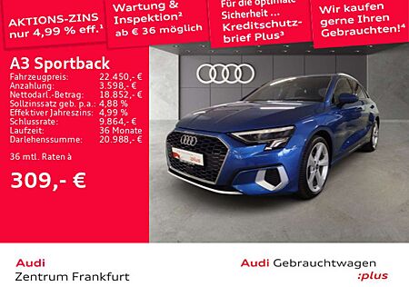 Audi A3 35 TFSI S tronic advanced LED DAB T