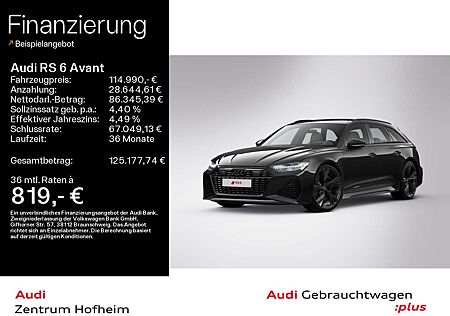 Audi RS6 *Air*B&O*HUD*Pano*Standh*Laser*Virtual