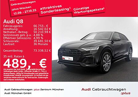 Audi Q8 gebraucht kaufen Audi Q8 55 TFSI e qu. S line AHK/ACC/Kamera