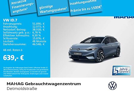 VW ID.7 Volkswagen Tourer Pro 210kW IQ.LIGHT Wärmepumpe IQ.DRI