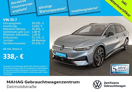 VW ID.7 Volkswagen Tourer Pro 210kW IQ.LIGHT Wärmepumpe IQ.DRI