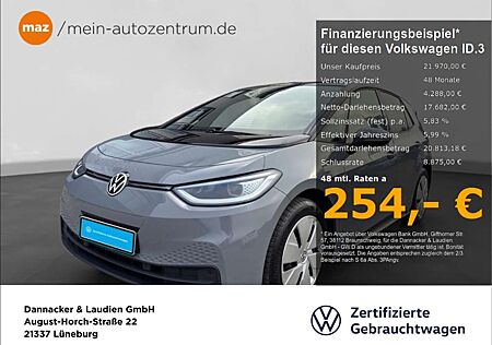 VW ID.3 Volkswagen Pro Family 62 kWh 107 kW Matrix-LED Pano Navi Sitz