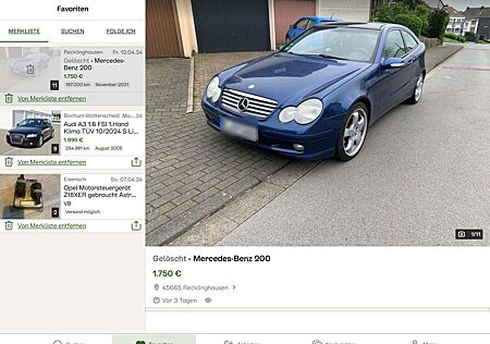 Mercedes-Benz CL 200 200 Kompressor