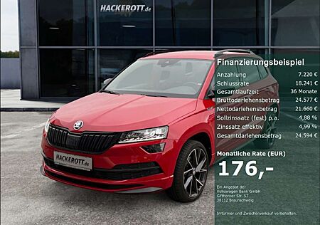Skoda Karoq Sportline 1.5 TSI DSG PDC Navi AHK ACC Rückfahrk.