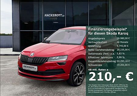 Skoda Karoq Sportline 1.5 TSI PDC AHK Navi ACC Klimaa.
