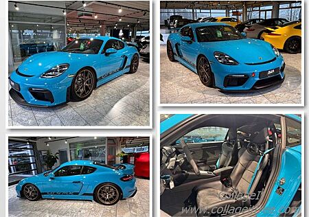 Porsche Cayman GT4 MANTHEY*MWST.*MIAMIBLAU*CLUBSPORT*20"