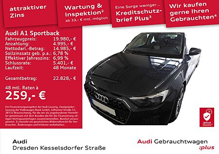 Audi A1 25 TFSI advanced LED Navi Kamera