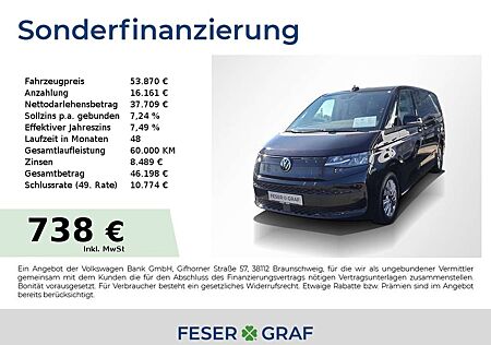 VW T7 Multivan Volkswagen LÜ 110 kW 2.0 TDI EU6 7-Gang-DSG