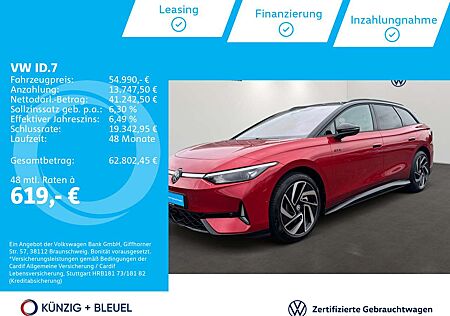 VW ID.7 Volkswagen Tourer GTX 4Motion Navi*LED*AHK*Kamera*Ansc