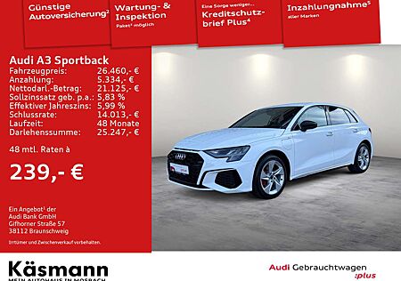 Audi A3 S line 45TFSIe 2xS line B&O NAV LED
