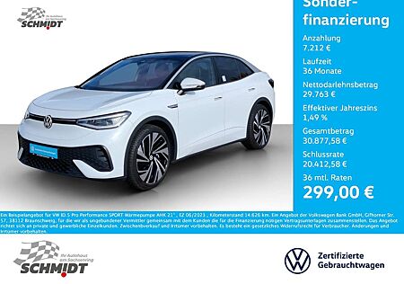 VW ID.5 Volkswagen Pro Performance SPORT Wärmepumpe AHK 21"