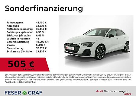 Audi S3 Sportback Pano,HUD,Matrix,Kamera,Navi,SONOS