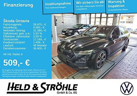 Skoda Octavia Combi RS Plus 2.0 TDI DSG 4x4 LED NAV