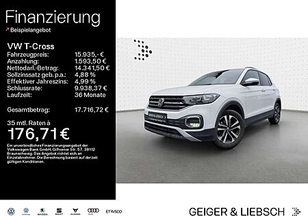 VW T-Cross Volkswagen Life 1.0 l TSI United Navi+lane/front