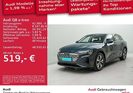 Audi Q8 e-tron gebraucht kaufen Audi Q8 e-tron 50*QUA*ADVANCED*LED*RFK*NAVI*LUFT*SHZ*