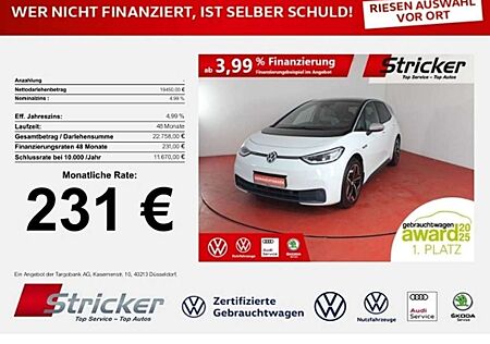 VW ID.3 Volkswagen 1st Plus 150/58 231,-ohne Anzahlung Navi Kamera