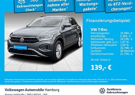 VW T-Roc Volkswagen Life 1.0 TSI Standheizung Einparkhilfe Shz