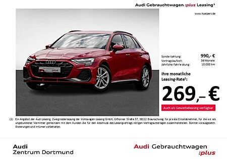 Audi A3 Sportback 30 S LINE FACELIFT AHK CAM ACC LM18