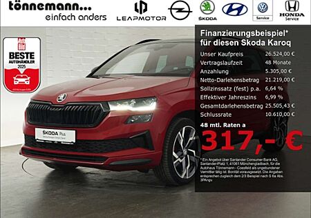 Skoda Karoq SPORTLINE TDI DSG 4X4+AHK+MATRIX LED+NAVI+RÜCKFAHR