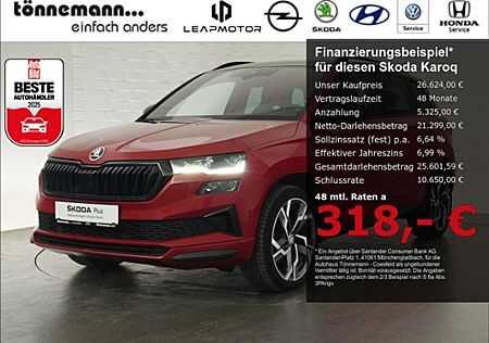 Skoda Karoq SPORTLINE TDI DSG 4X4+AHK+MATRIX LED+NAVI+RÜCKFAHR