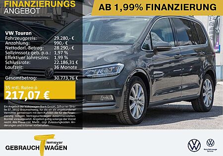 VW Touran Volkswagen 2.0 TDI DSG HIGHLINE PANO LM18 AHK KAMERA
