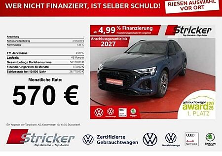 Audi Q8 e-tron Sportback quattro S-line 570,-ohne Anzahlung Pano