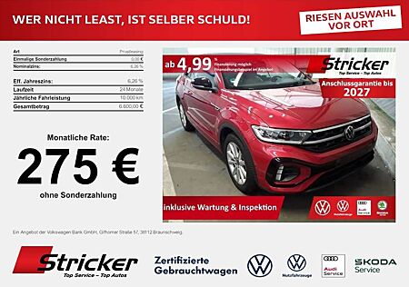 VW T-Roc Volkswagen °°Cabriolet R-Line 1.5TSI DSG 275,-ohne Anzahlung